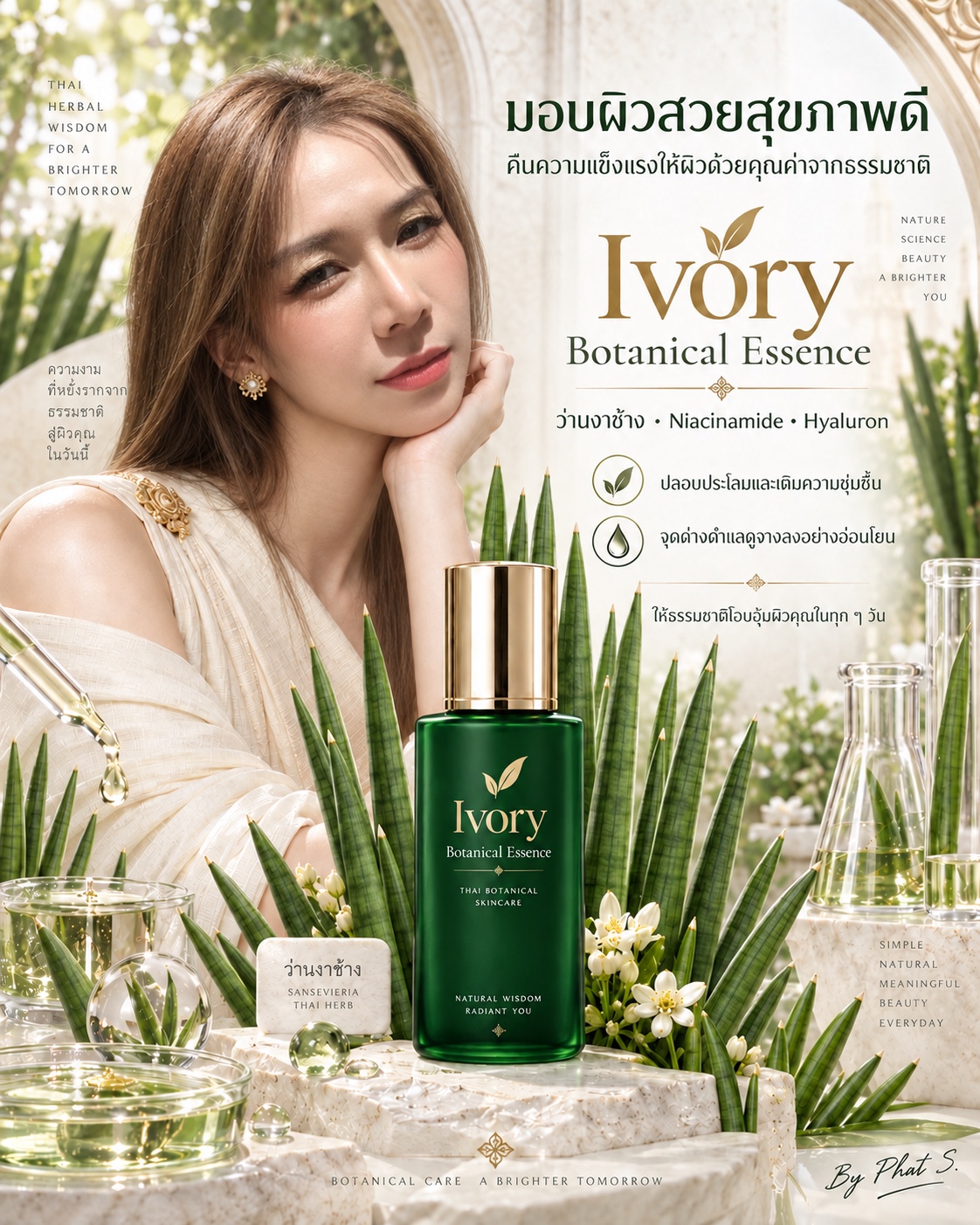 เซรั่มว่านงาช้าง Ivory Botanical Essence